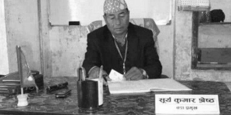 सर्लाहीमा एक्स्काभेटरको बकेटले हिर्काएर वडाध्यक्षको हत्या