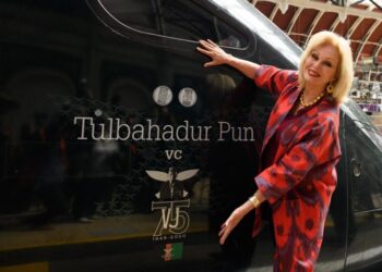 बेलायतमा भीसी तुल बहादुर पुनको नाममा रेल सञ्चालन