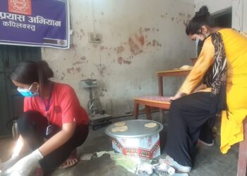 कोरोना संक्रमितका कुरुवा र सुरक्षाकर्मीहरुलाई निशुल्क खाना नास्ता
