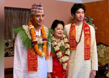 आरजुले सार्वजनिक गरिन् ‘अर्थपूर्ण’ पारिवारिक तस्वीर