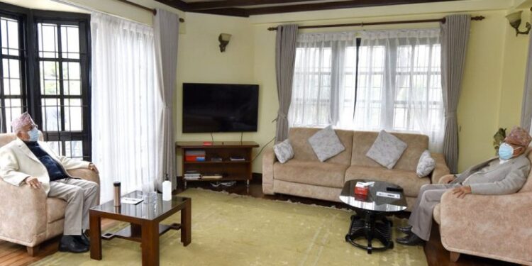 ओली र नेपालबीच भेटवार्ता