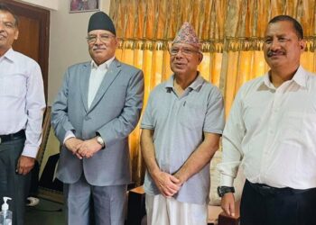 विप्लव, प्रचण्ड र नेपालबीच भेटवार्ता