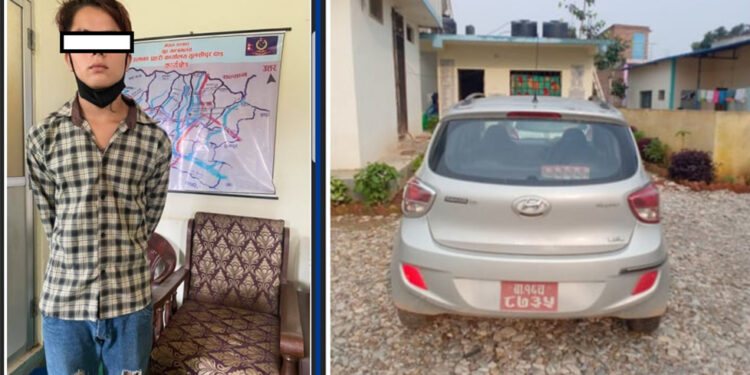 ४० हजारमा कबाडीमा बेच्न खोज्दा समातिए कार चोर