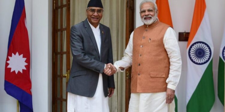 प्रधानमन्त्री देउवालाई मोदीले दिए बधाई