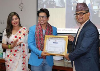 प्रकाश सपुत र सुनिता दुलाल ‘विपद् जोखिम  न्यूनीकरण सद्भावना दूत’ मा नियुक्त