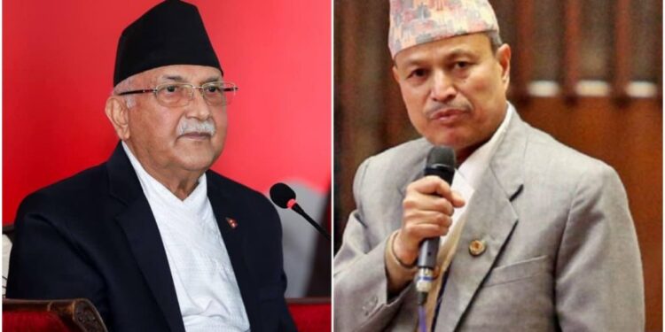 भीम रावललाई ओलीको आग्रहः हतारिएर किन दिएको ? राजीनामा फिर्ता लिनुस्