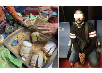 विमानस्थलबाट गाँजा बोकेर कतार जान लागेका यात्रु पक्राउ