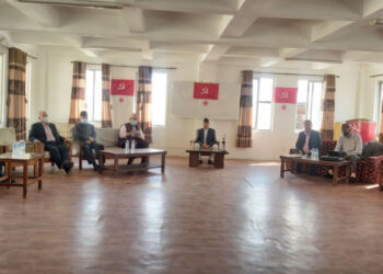 च्यासलमा एमाले स्थायी कमिटी बैठक शुरु, को-को छन् सहभागि ?