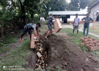 सशस्त्र प्रहरीद्वारा ३ लाख ५० हजार मुल्य बराबरका कुखुराको चल्ला नष्ट