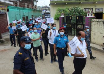 प्रहरीले शुरु गर्यो तपाईको मास्क खोई ? अभियान