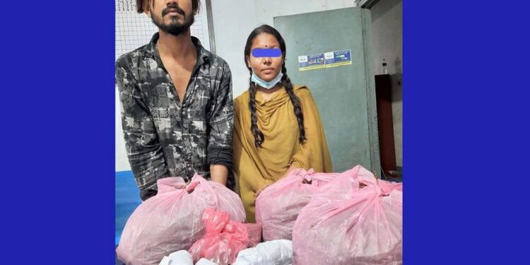 ५ किलो गाँजासहित एक पुरुष र एक महिला पक्राउ
