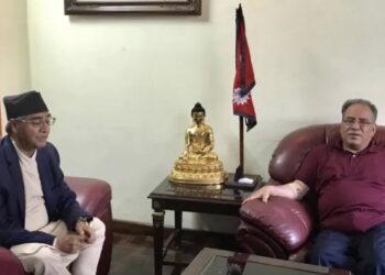 मन्त्रिपरिषदलाई पूर्णता दिन प्रधानमन्त्री र प्रचण्डबीच भेटवार्ता