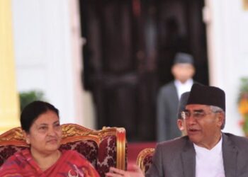 राष्ट्रपति र प्रधानमन्त्रीबीच समसामयिक विषयमा छलफल