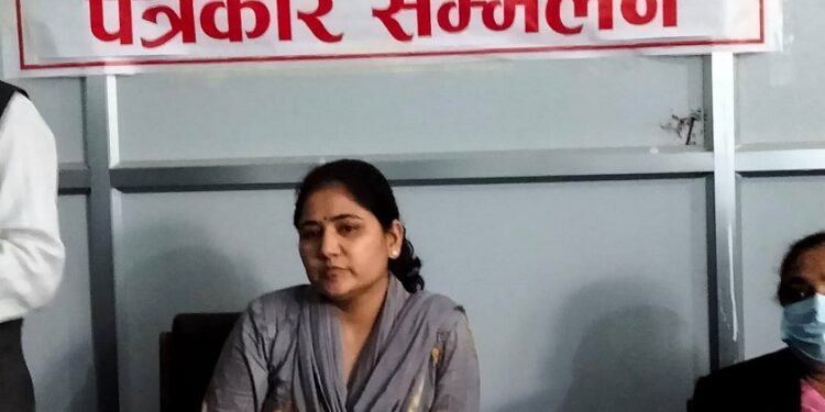 मुख्यमन्त्री शंकर पोखरेलको निवासमा ‘बन्धक’ बनाईयो: विमला वली