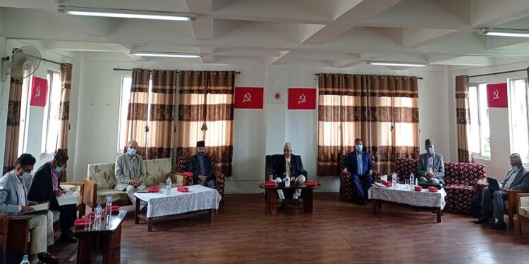 एमाले स्थायी कमिटी बैठक सर्‍यो