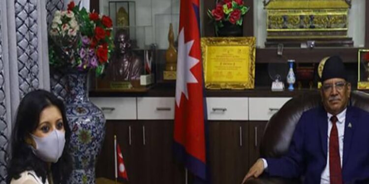 प्रचण्डसँग फातिमाको १ घण्टा छलफल