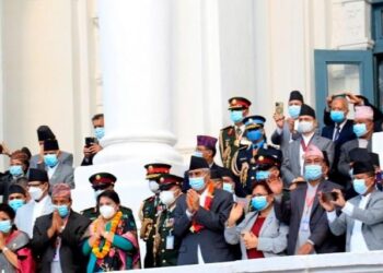 राष्ट्रपति, प्रधानमन्त्रीद्वारा इन्द्रजात्रा अवलोकन