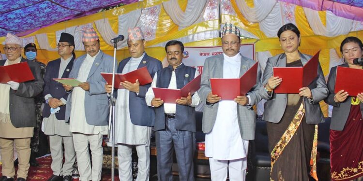 लुम्बिनी प्रदेशमा मन्त्रिपरिषद् सदस्यको कार्य विभाजन