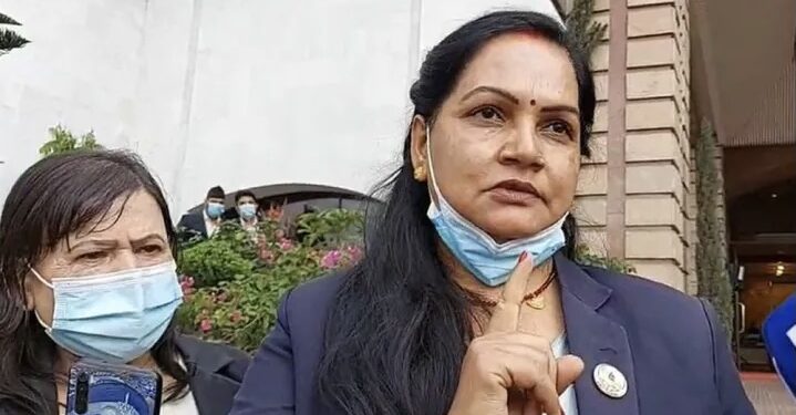 मौका पाएँ भने सभामुखको टाउकोमा माइकले हान्छु : एमाले सांसद झा