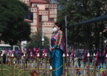 सैनिक मञ्च टुँडिखेलमा यसरी मनाइयो संविधान दिवस (तस्बिरहरू)