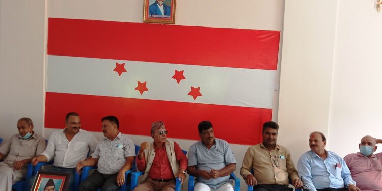 कांग्रेस कपिलवस्तु नगरपालिका नगर कार्य समितिको प्रमाण पत्र बितरण