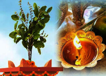 कार्तिक स्नान, आकाशदीप दान, तुलसीको विशेष पूजा