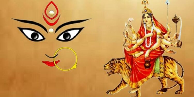 बडादसैंः नवरात्रको तेस्रो दिन, चन्द्रघण्टा देवीको पूजा