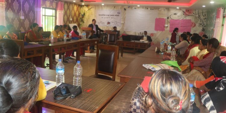 बाणगंगामा ३ दिने व्यवसायिक बाख्रापालन तालिम सम्पन्न