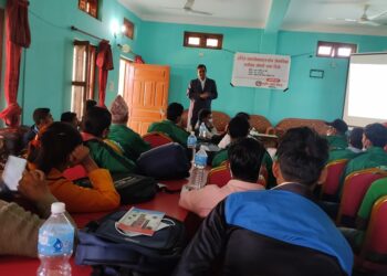 हरित स्वयंसेवकहरुसंग त्रैमासिक समिक्षा गोष्ठी