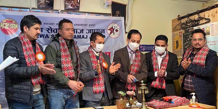 बलेवा सेवा समाज जापानको अध्यक्षमा रिजाल