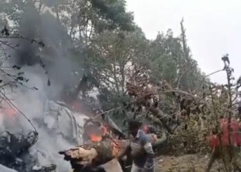 भारतमा सेना प्रमुख चढेको हेलिकप्टर दुर्घटना