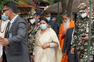 कैलास आश्रम धामलाई राष्ट्रपति भण्डारीको सुझाव- ‘संस्कृत विश्वविद्यालयसंग सहकार्य गर्नुस्
