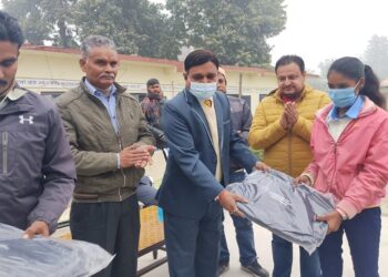 पठनपाठनमा प्रोत्साहीत गर्न रत्नराज्य माबिका ५ सय १० जनालाई झोला