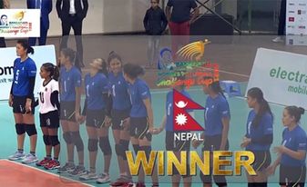 नेपालले जित्यो एसियन सेन्ट्रल जोन भलिबलको उपाधि