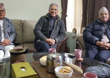 राजेन्द्र लिङ्देन र रवीन्द्र मिश्रबीच भेटवार्ता, पार्टी एकताको विषयमा छलफल