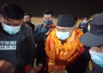 गृहमन्त्री खाणलाई भब्य स्वागत