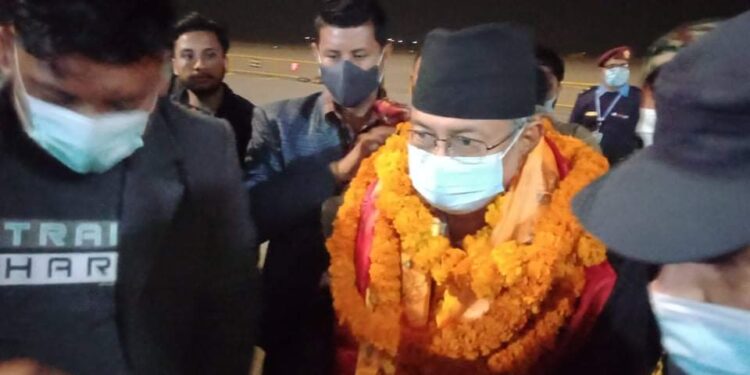 गृहमन्त्री खाणलाई भब्य स्वागत