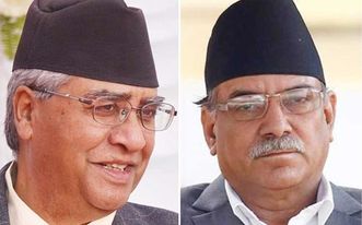 प्रधानमन्त्री देउवा र अध्यक्ष प्रचण्डबीच भेटवार्ता