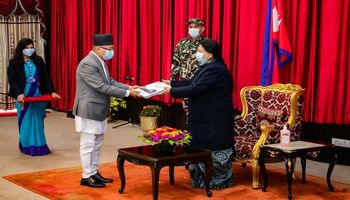 राष्ट्रपति समक्ष निर्वाचन आयोगको वार्षिक प्रतिवेदन पेश