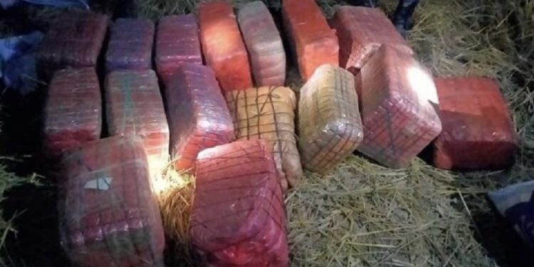 महोत्तरीमा १६० किलो गाँजा बरामद