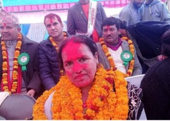 ओलिलाई झटका अर्घाखाँचीमा गाउँपालिका उपाध्यक्षले एमाले छाडिन्, काँग्रेस प्रवेश