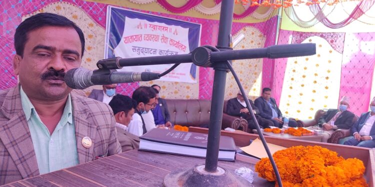 कपिलबस्तुमा यातायात व्यवस्था सेवा कार्यालय उद्घाटन