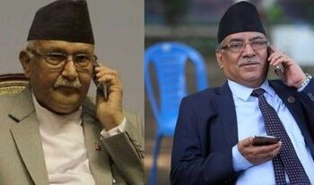ओलीलाई प्रचण्डको फोन : एमसीसीबारे निर्णय लिन आग्रह