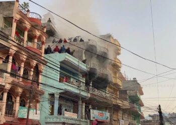 तुलसीपुरमा भीषण आगलागी, पाँचको मृत्यु
