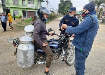 कपिलबस्तुमा मोटरसाईकल चोरी नियन्त्रण विशेष अभियान