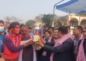 पाचौ नगरस्तरिय मेयर कप क्रिकेट प्रतियोगीता वडा नम्बर २ लाई