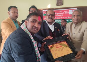 जनता समाजबादी पार्टी कपिलवस्तुको अध्यक्षमा पुनः शैलेन्द्र यादव