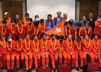 साफ यु–१८ महिला च्याम्पियनसिपमा भाग लिन नेपाली टोली आज भारत प्रस्थान