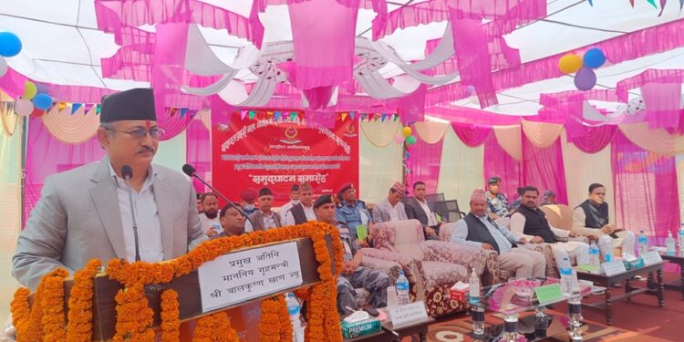 सशस्त्र प्रहरीको बढुवा व्यवस्थापन गर्ने सरकारको तयारीः गृहमन्त्री खाँण