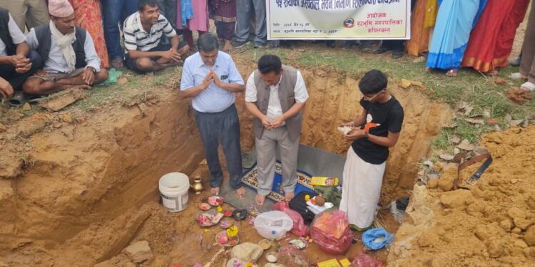 बुद्धभुमी नगरपालिकामा १९ करोड बढी लागतमा अस्पतालको शिलान्यास